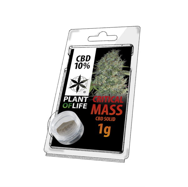 Plant of Life CBD Solid 10% Critical Mass (1g)