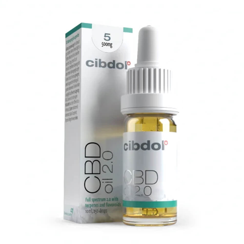 Cibdol CBD Oil 2.0 – 5% 500mg (10ml)