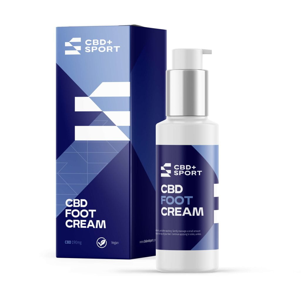 CBD Sport Foot Cream 190mg CBD Vegan (95ml)