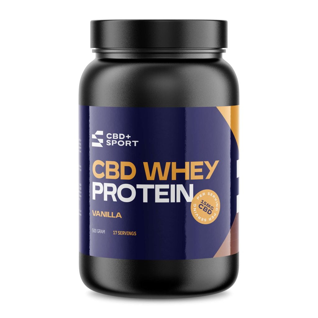 CBD Sport Whey Protein Vanilla 255mg CBD (500g)