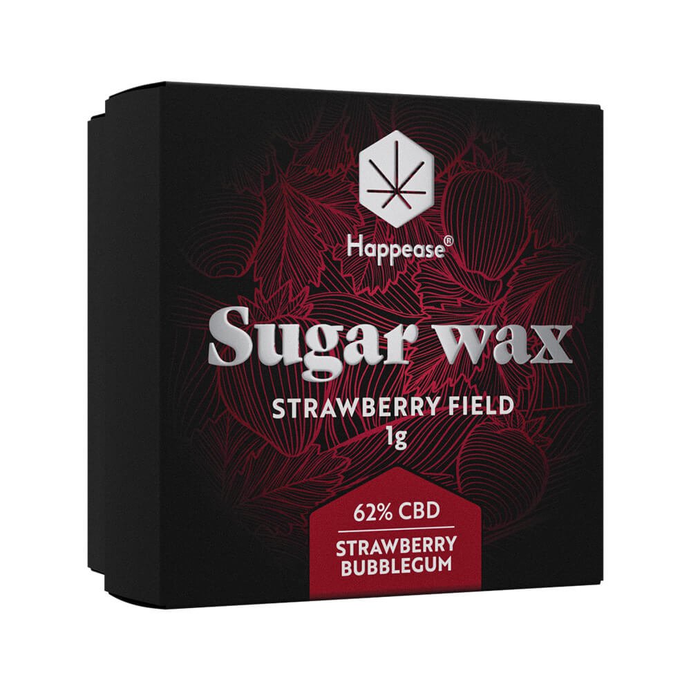 Happease Extracts Strawberry Field Sugar Wax 62% CBD (1g)