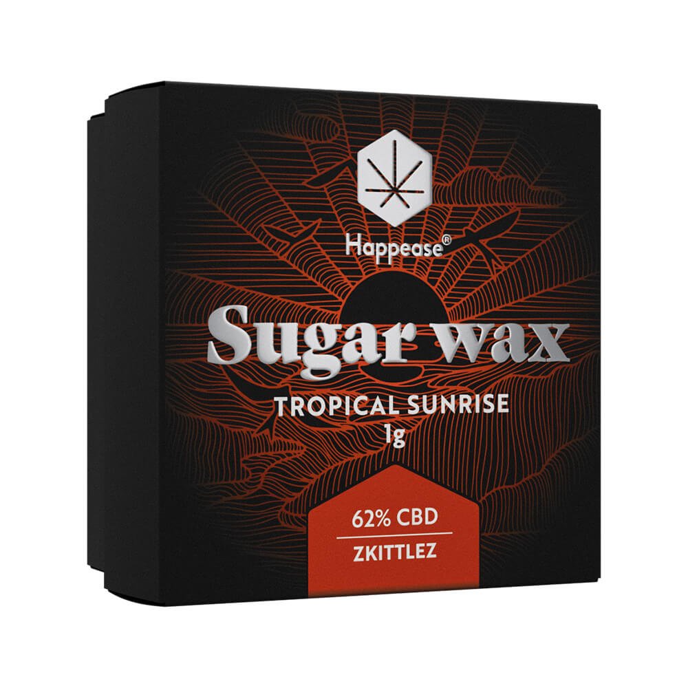 Happease Extracts Tropical Sunrise Sugar Wax 62% CBD (1g)