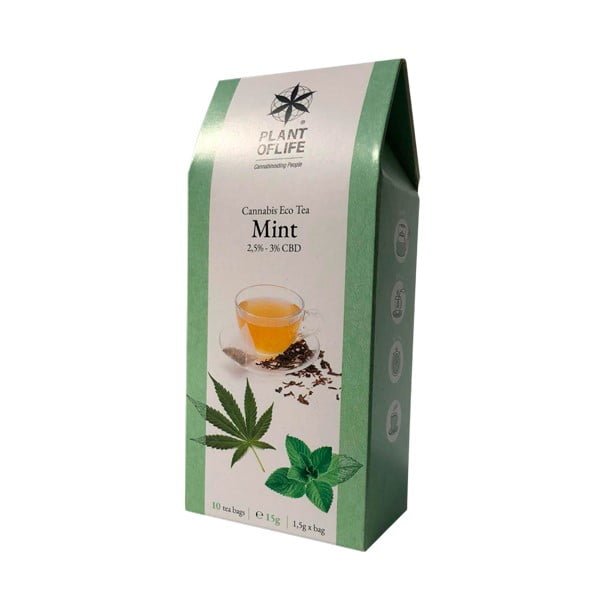 Plant of Life 2.5%-3% CBD Infusion Tea Mint (20g)