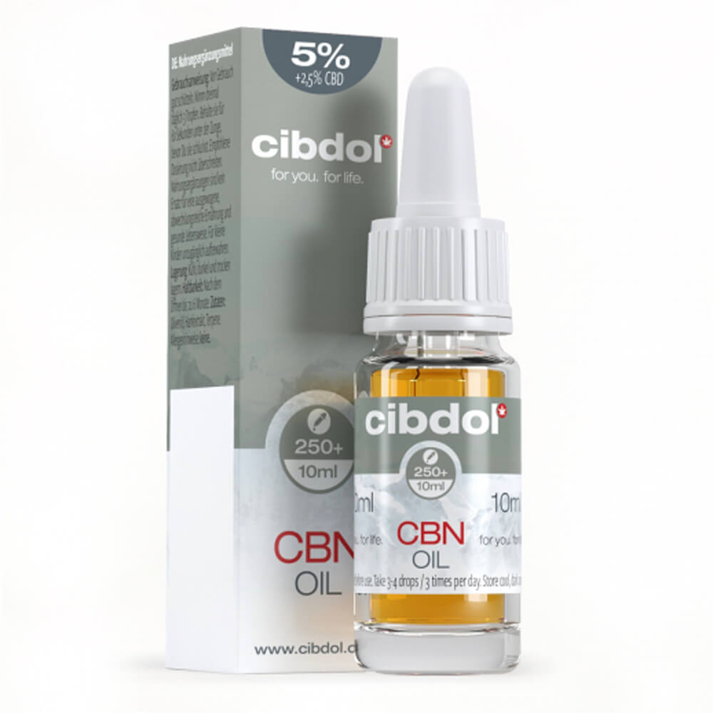 Cibdol 5% CBN + 2.5% CBD Oil (10ml)