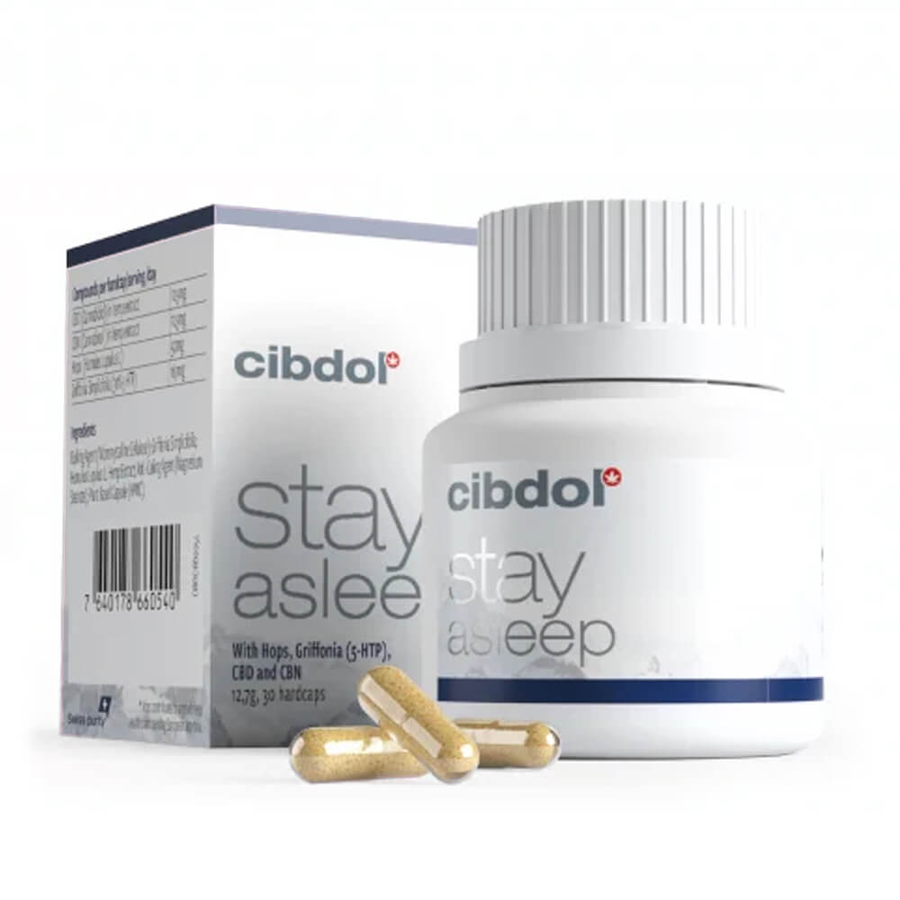 Cibdol Stay Asleep Capsules with CBD