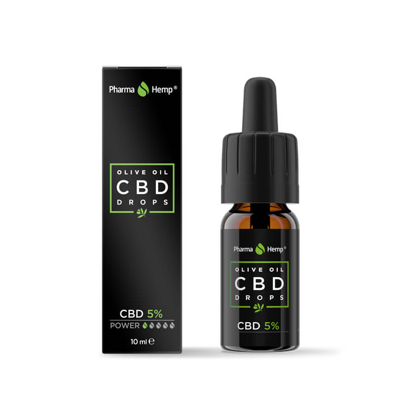 Pharma Hemp CBD Drops Olive Oil 5% (10ml)