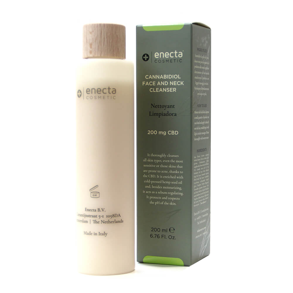 Enecta 200mg CBD Face and Neck Cleanser (200ml)