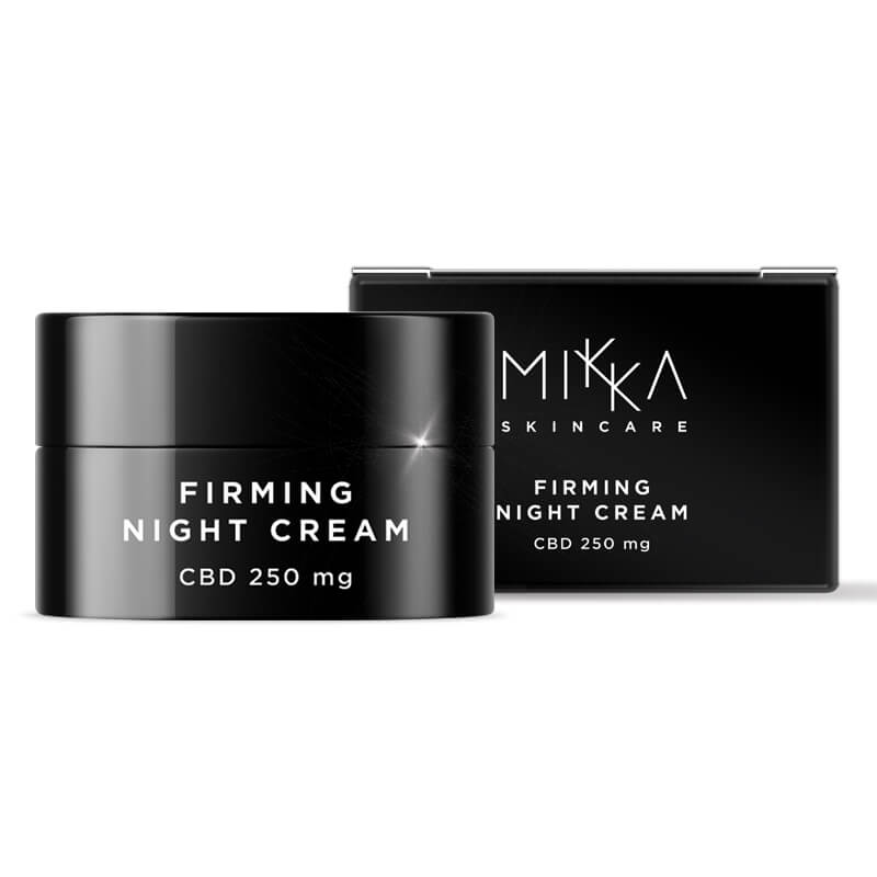 Mikka Night Cream Firming Moisturizer 250mg CBD (50ml)