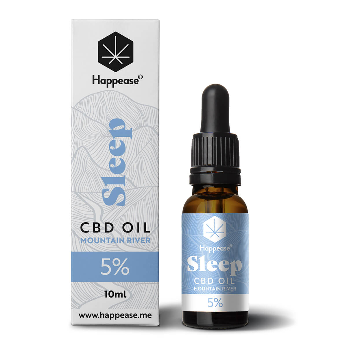 Happease Sleep 5% CBD Oil Mountain River (10ml)