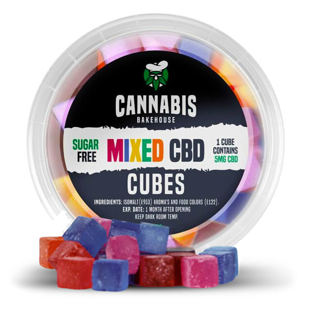 Cannabis Bakehouse CBD Cubes Mixed Flavors 5mg