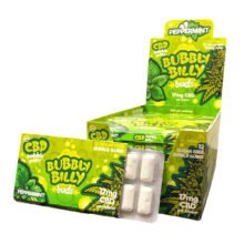 Cannabis Peppermint Chewing Gum 17mg CBD THC Free (24pcs/display)