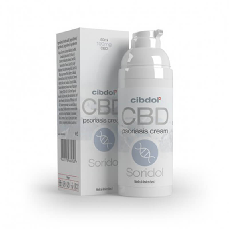 Cibdol – Soridol Psoriasis Cell Growth 100mg CBD cream (50ml)