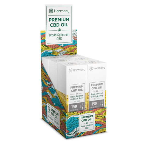 wholesale harmony cbd spray citrus 150mg 3