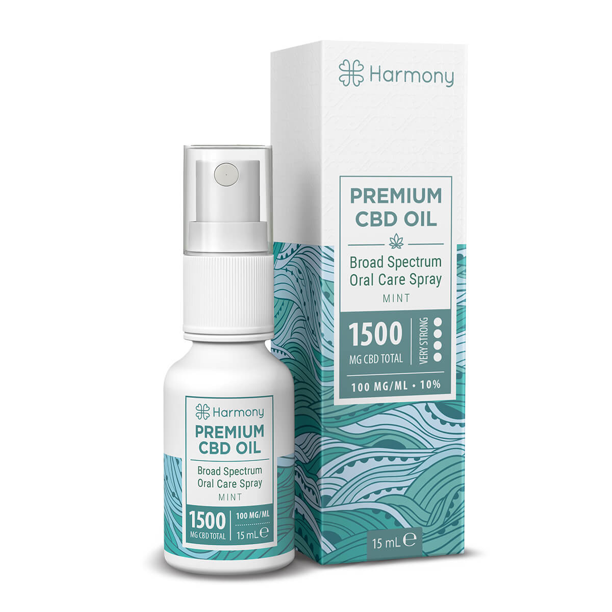 Harmony Mint CBD Spray 1500mg (15ml)