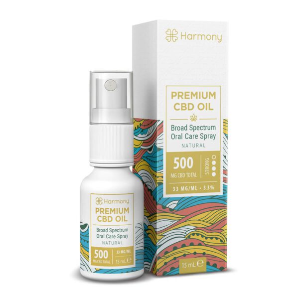 wholesale harmony cbd spray natural 500mg