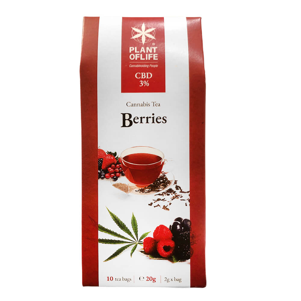 Plant of Life 2.5%-3% CBD Infusion Tea Berries (20g)