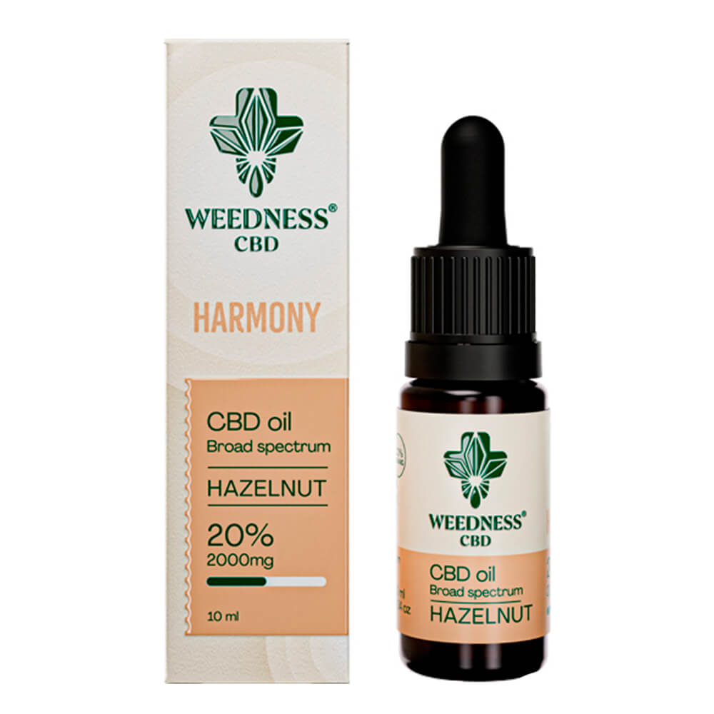 Weedness Hazelnut 20% CBD Oil (10ml)