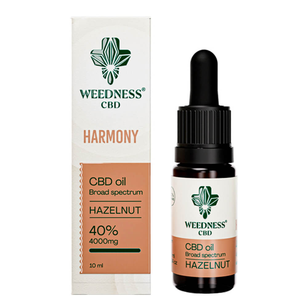 Weedness Hazelnut 40% CBD Oil (10ml)