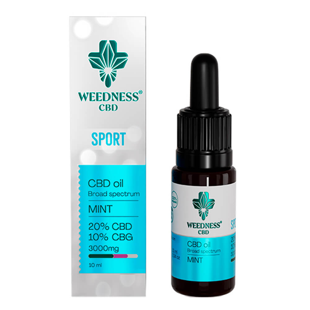 Weedness CBD Oil Sport 20% CBD + 10% CBG (10ml)